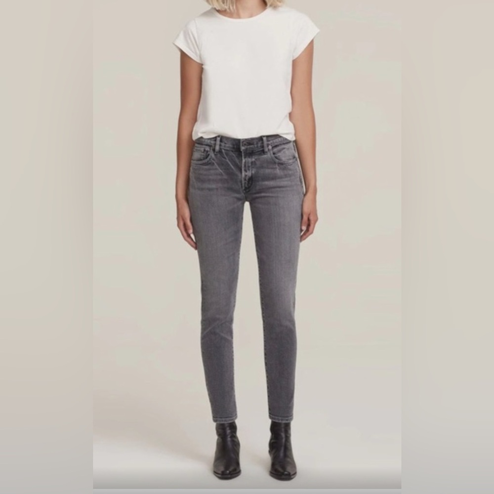 AGOLDE Sophie Ankle Mid rise jeans; duet; size 25